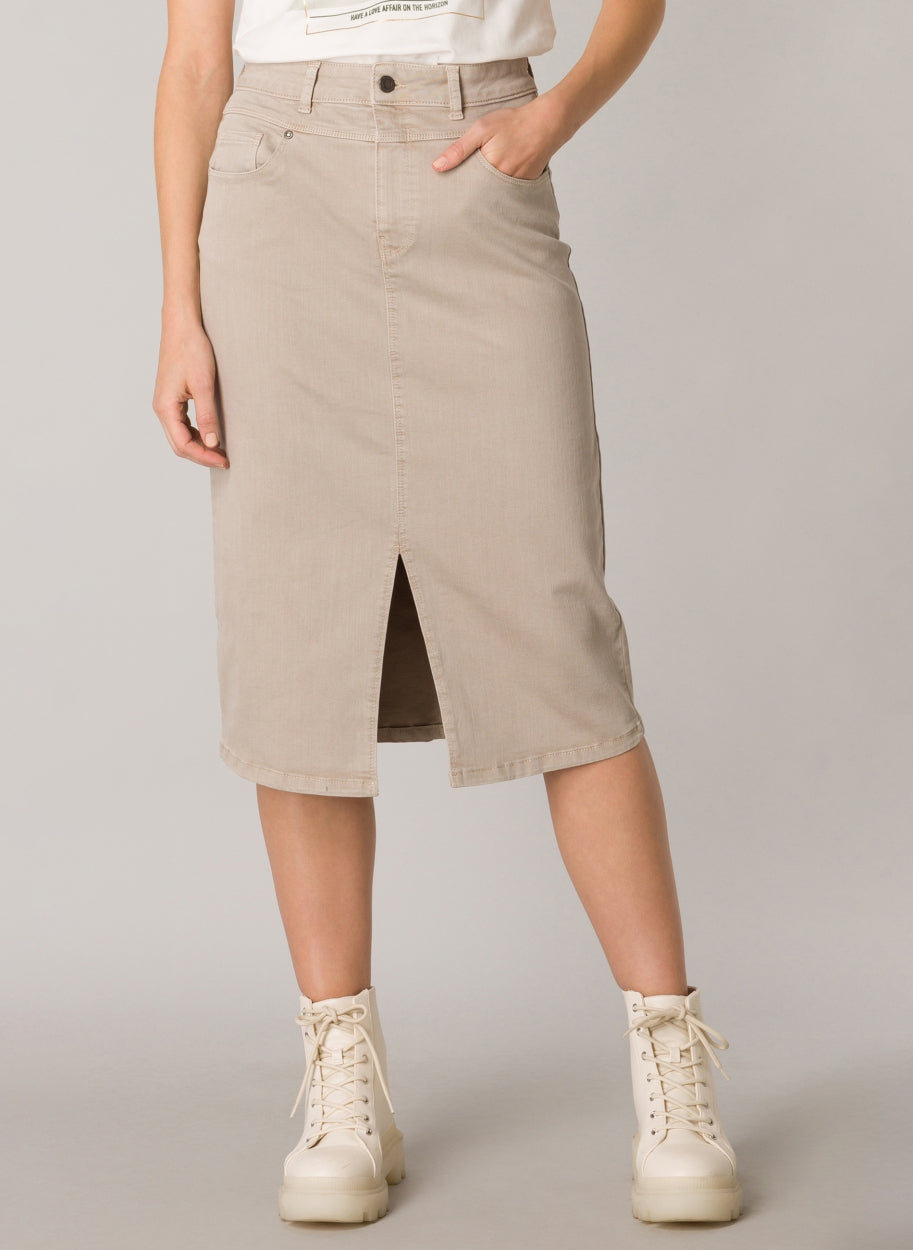 Gardera midi length denim skirt-Skirts-Yest-Urbanheer