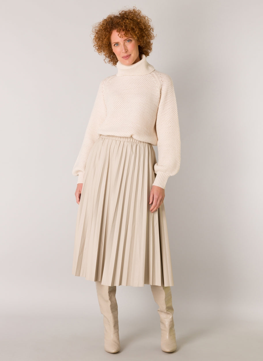 Aiko Essential high-quality PU-coated fabric skirt-Skirts-Yest-Urbanheer