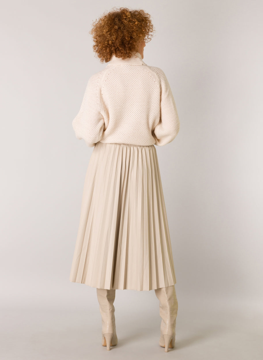 Aiko Essential high-quality PU-coated fabric skirt-Skirts-Yest-Urbanheer