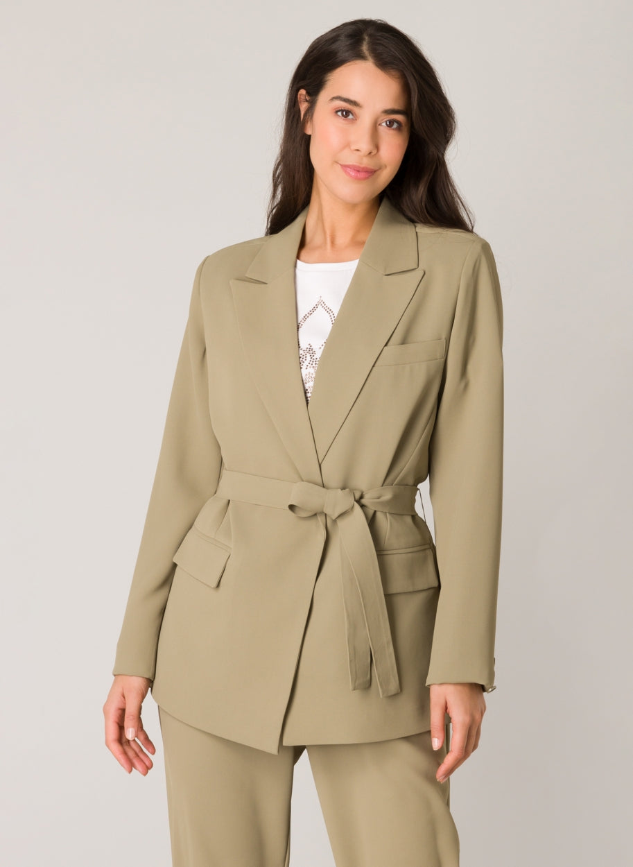 Fatih- Feminine Blazer with a bow belt.-Bblazer-Yest-2-Urbanheer