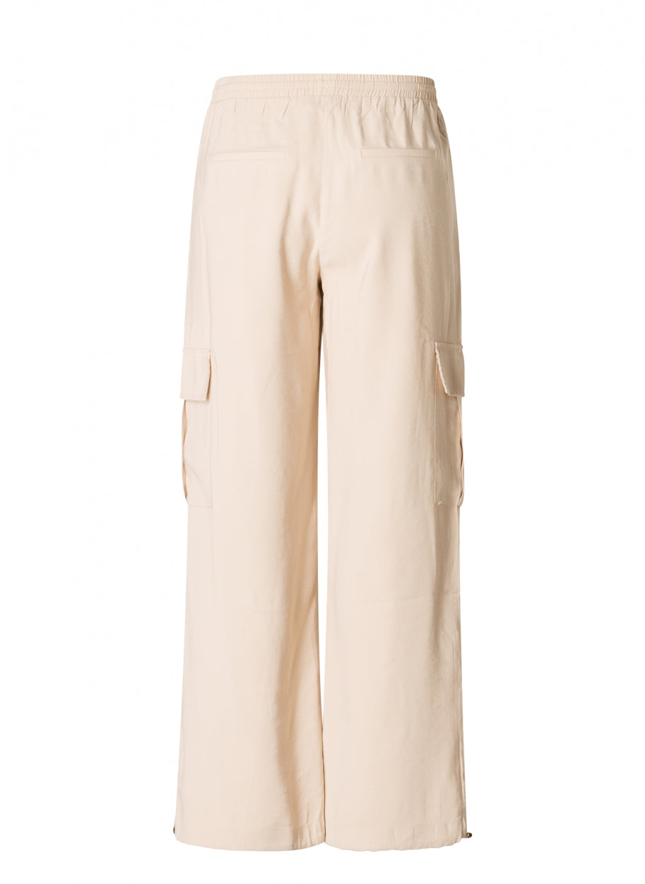 Sarah Essential - Cargo Trousers in a Supple Fabric-TROUSERS-Yest-Urbanheer