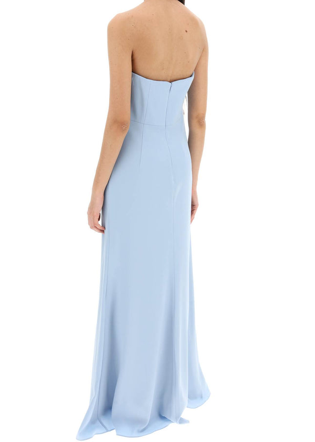 Roland Mouret strapless satin crepe dress without