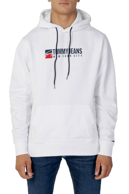 Tommy Hilfiger Jeans Men Sweatshirts-Tommy Hilfiger Jeans-white-XS-Urbanheer