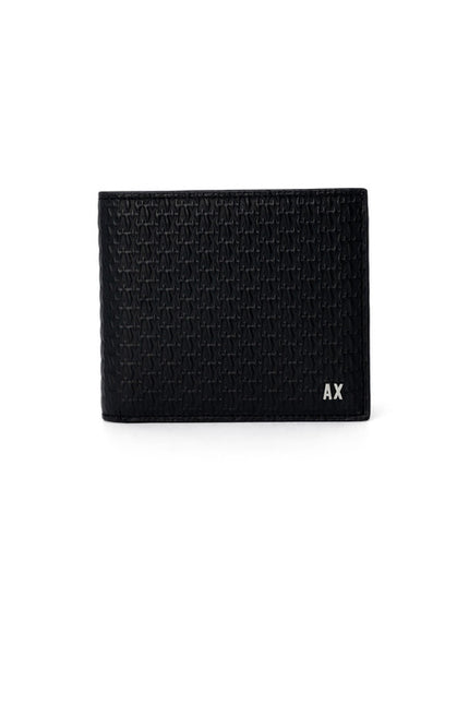 Armani Exchange Men Wallet-Accessories Wallets-Armani Exchange-black-Urbanheer