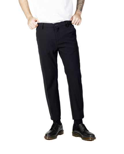 Borghese Men Trousers-Clothing Trousers-Borghese-black-2-46-Urbanheer