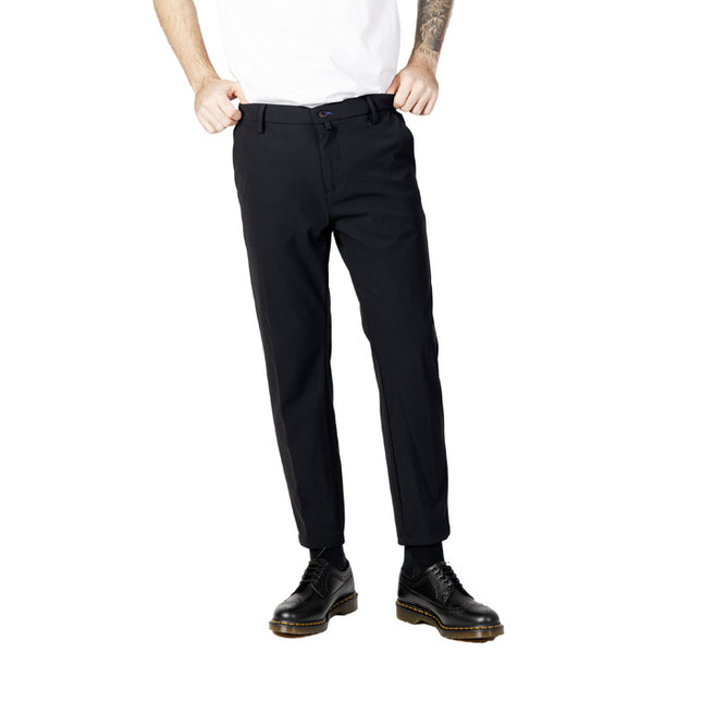 Borghese Men Trousers-Clothing Trousers-Borghese-black-2-46-Urbanheer