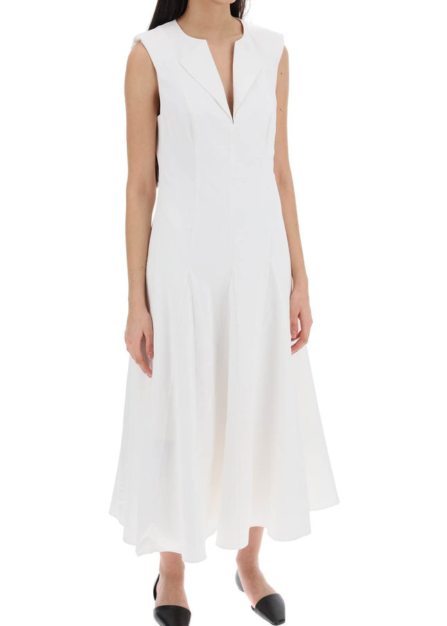 Roland Mouret cotton poplin midi dress in