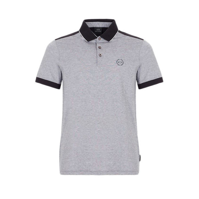 Armani Exchange Men Polo-Clothing Polo-Armani Exchange-black-2-S-Urbanheer