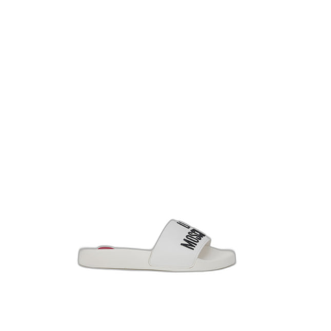 Love Moschino Women Slippers-Shoes Slippers-Love Moschino-white-35-Urbanheer