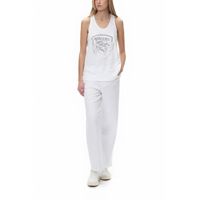 Blauer Women Undershirt-Clothing Tank-Top-Blauer-white-XS-Urbanheer