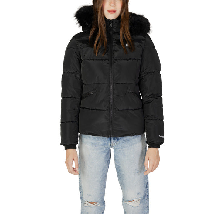 Calvin Klein Jeans Women Jacket-Clothing Jackets-Calvin Klein Jeans-black-XS-Urbanheer