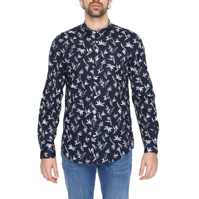 Antony Morato Men Shirt-Clothing Shirts-Antony Morato-blue-44-Urbanheer