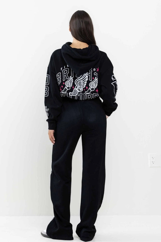 Bright Future Cropped Hoodie-Clothing - Women-Vibrant M.i.U-Urbanheer