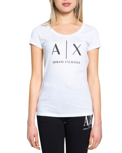 Armani Exchange Women T-Shirt-Clothing T-shirts-Armani Exchange-white-L-Urbanheer