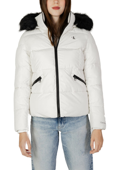 Calvin Klein Jeans Women Jacket-Clothing Jackets-Calvin Klein Jeans-white-XS-Urbanheer