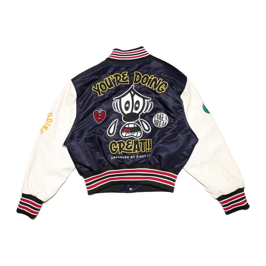 You Are Doing Ok Varsity Jacket-Jacket-Vibrant M.i.U-Urbanheer