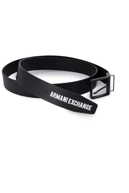 Armani Exchange Men Belt-Accessories Belts-Armani Exchange-black-Urbanheer