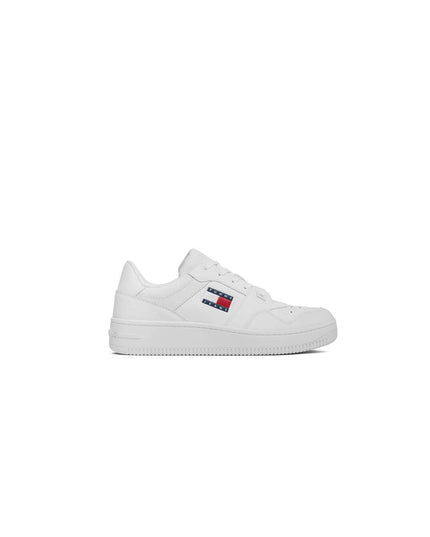 Tommy Hilfiger Jeans Men Sneakers-Shoes Sneakers-Tommy Hilfiger Jeans-white-40-Urbanheer