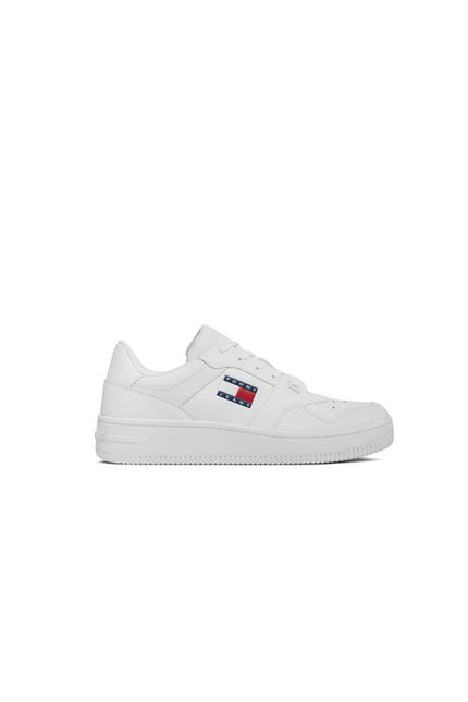 Tommy Hilfiger Jeans Men Sneakers-Shoes Sneakers-Tommy Hilfiger Jeans-white-40-Urbanheer