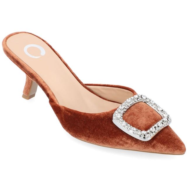 Journee Collection Women's Rishie Pump Brown-Shoes Pumps-Journee Collection-5.5-Urbanheer