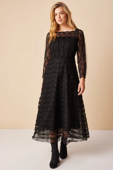 Lace Maxi Dress-MARIANNA DÉRI-Urbanheer