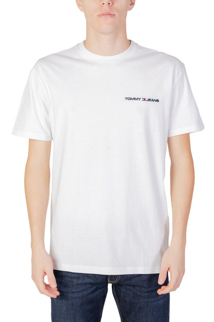 Tommy Hilfiger Jeans Men T-Shirt-Tommy Hilfiger Jeans-white-S-Urbanheer