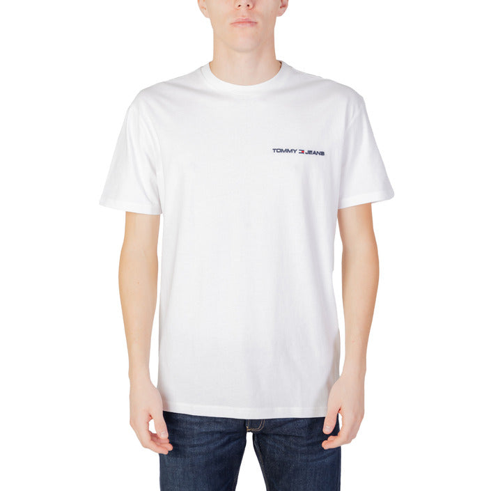 Tommy Hilfiger Jeans Men T-Shirt-Tommy Hilfiger Jeans-white-S-Urbanheer