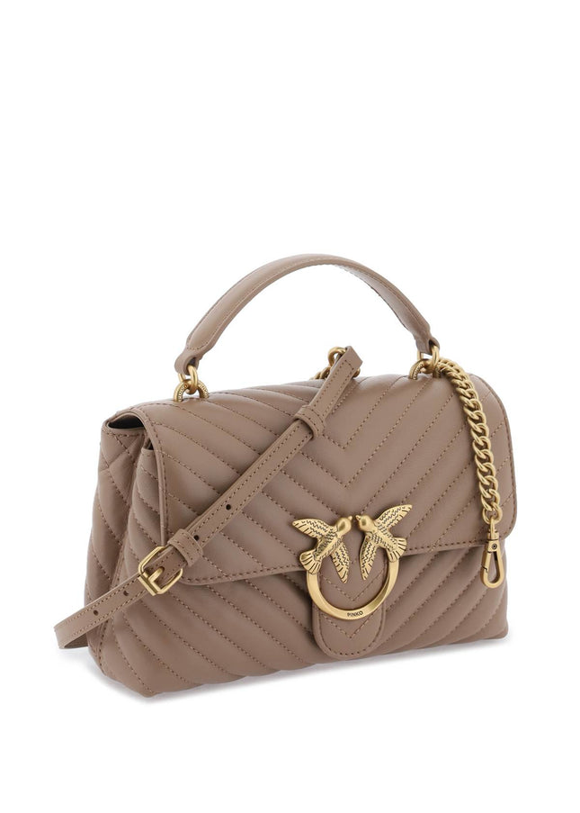 Pinko Mini Lady Love Puff Bag Brown-Pinko-os-Urbanheer