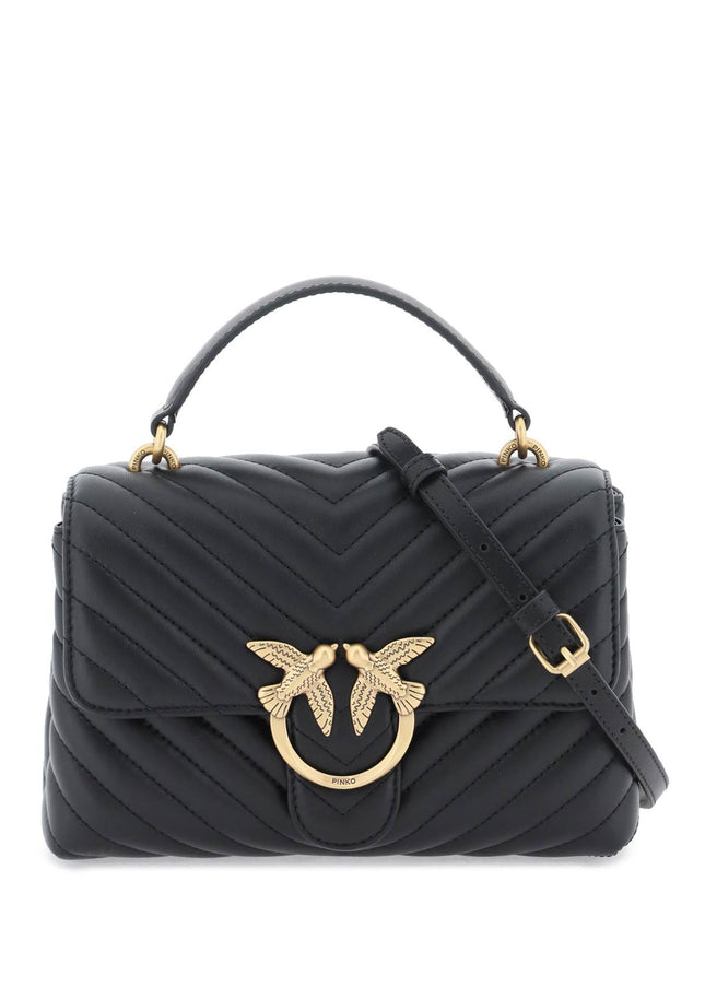 Pinko Mini Lady Love Puff Bag Black-Pinko-os-Urbanheer