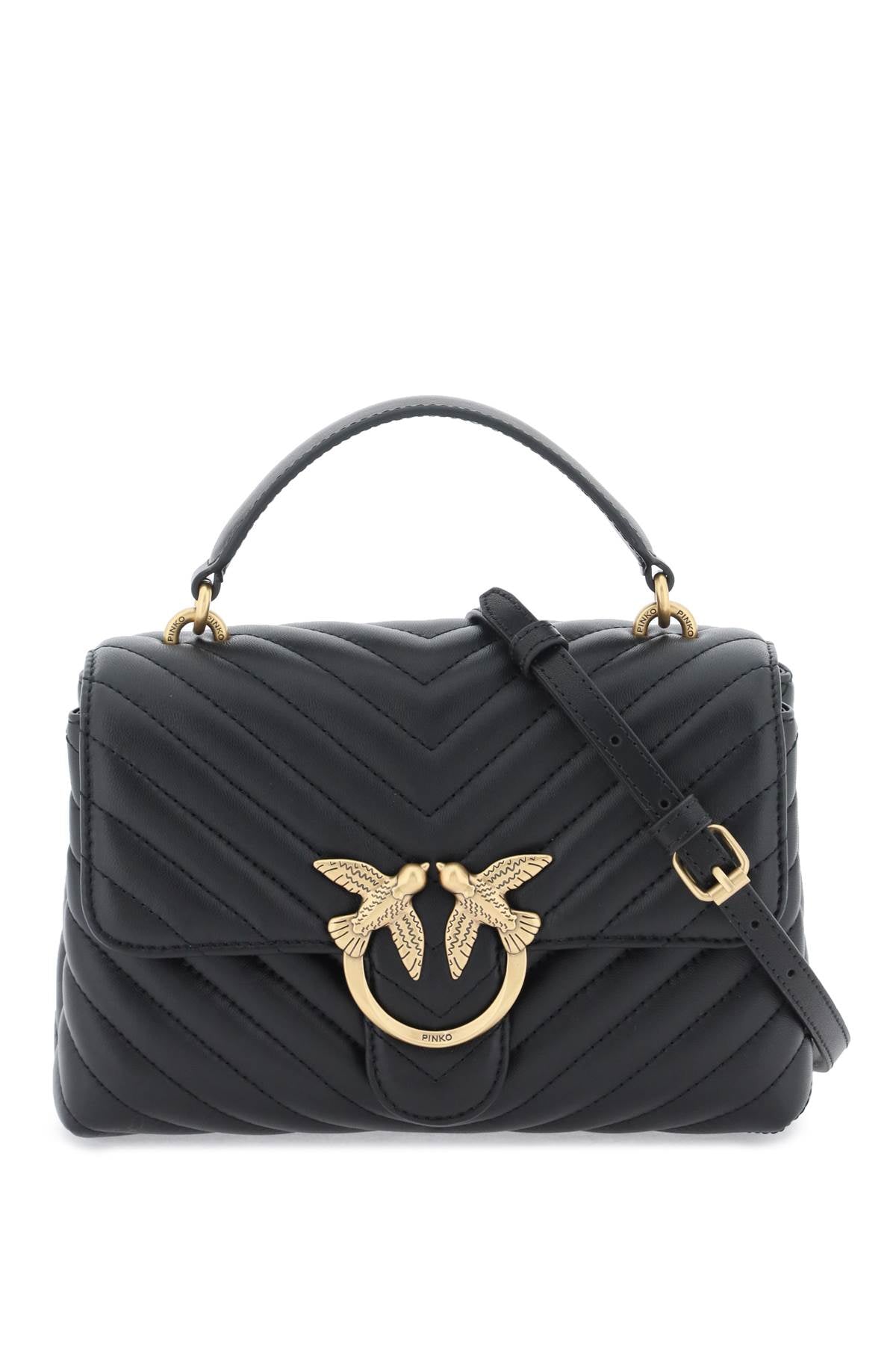 Pinko Mini Lady Love Puff Bag Black-Pinko-os-Urbanheer