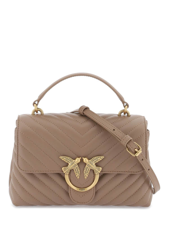 Pinko Mini Lady Love Puff Bag Brown-Pinko-os-Urbanheer