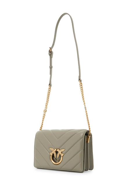 Pinko love click big chevron bag