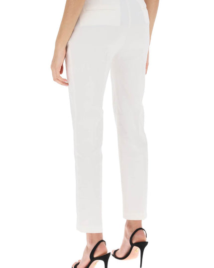 Pinko Bello Cigarette Pants White-Pants-Pinko-Urbanheer