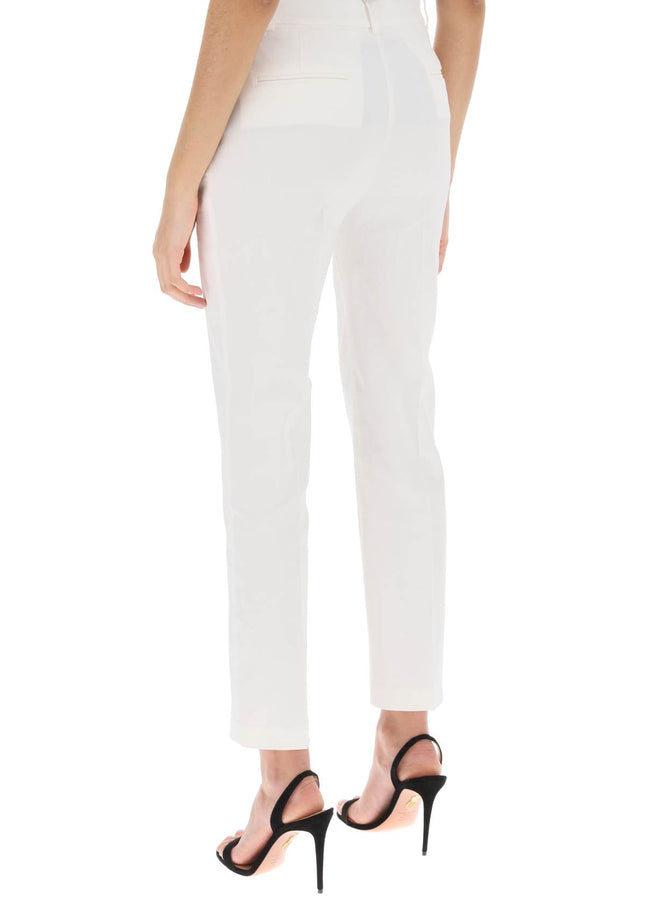 Pinko Bello Cigarette Pants White-Pants-Pinko-Urbanheer