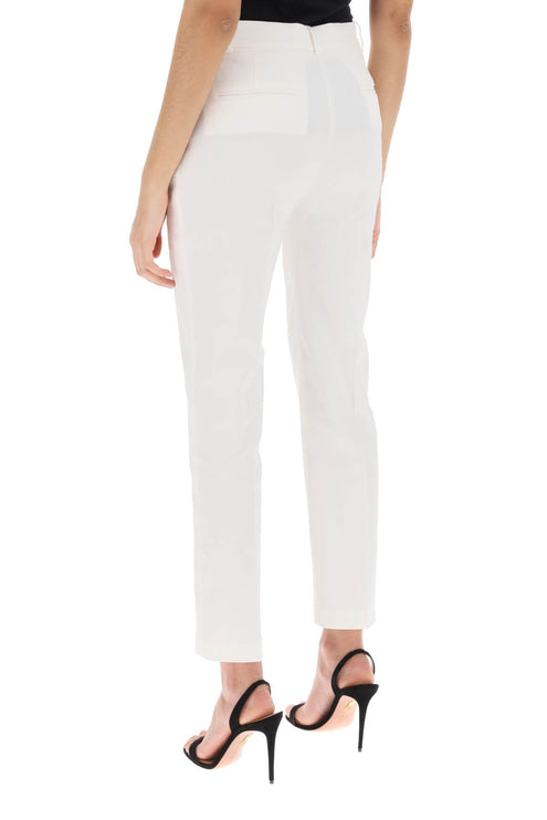 Pinko Bello Cigarette Pants White-Pants-Pinko-Urbanheer