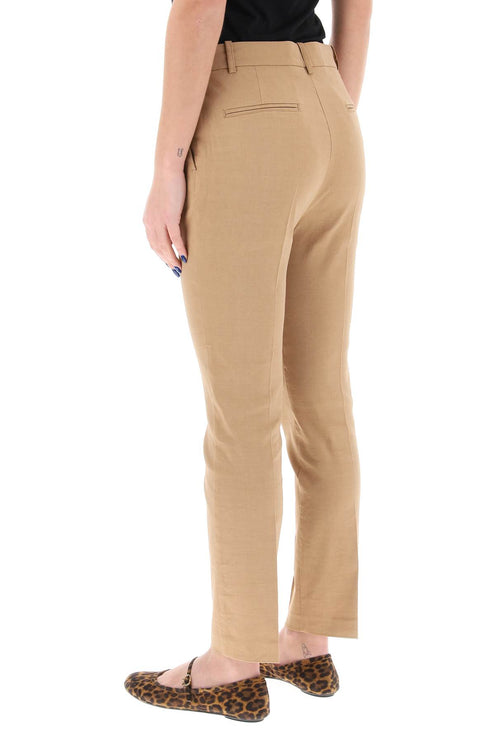 Pinko Bello Cigarette Pants Brown-Pants-Pinko-Urbanheer