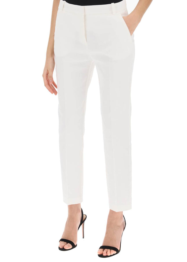 Pinko Bello Cigarette Pants White-Pants-Pinko-Urbanheer