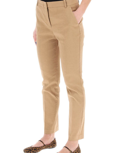 Pinko Bello Cigarette Pants Brown-Pants-Pinko-Urbanheer