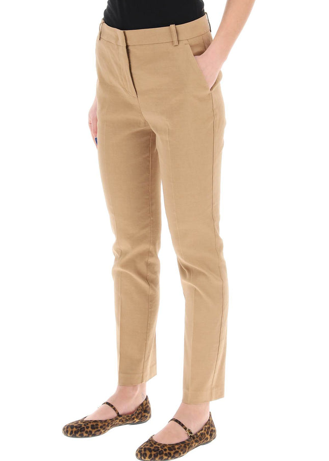 Pinko Bello Cigarette Pants Brown-Pants-Pinko-Urbanheer