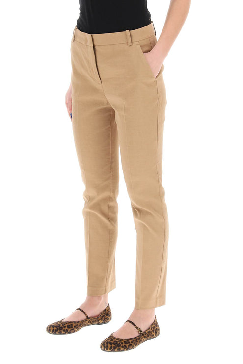 Pinko Bello Cigarette Pants Brown-Pants-Pinko-Urbanheer