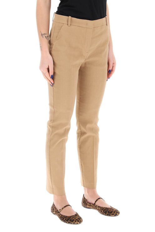 Pinko Bello Cigarette Pants Brown-Pants-Pinko-Urbanheer