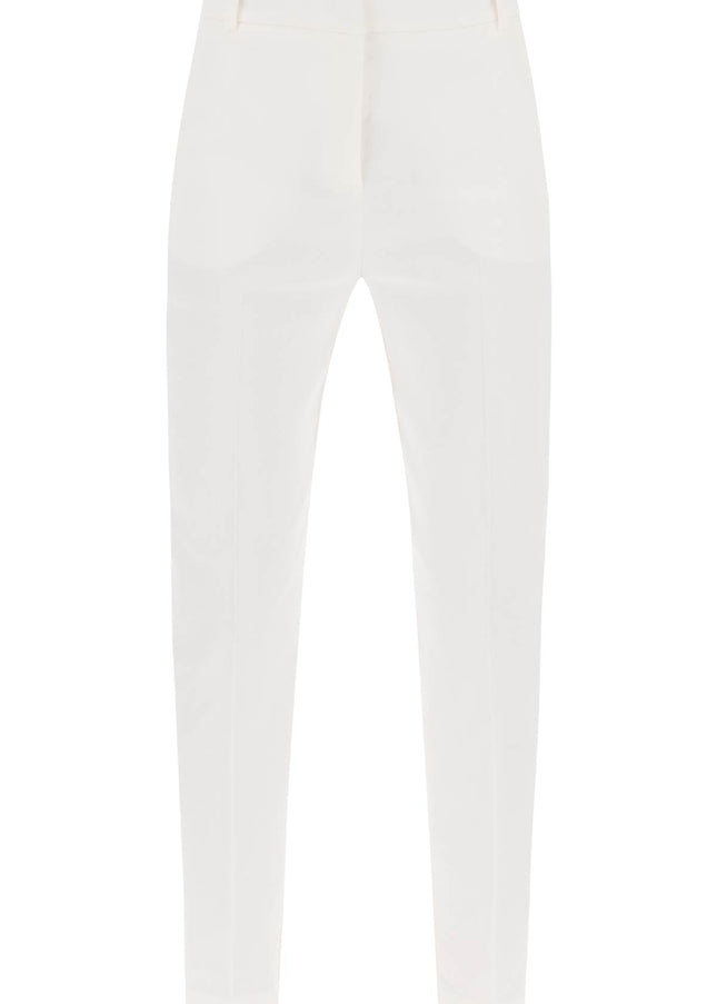 Pinko Bello Cigarette Pants White-Pants-Pinko-White-40-Urbanheer