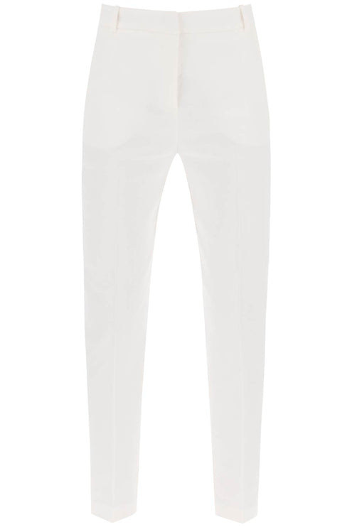 Pinko Bello Cigarette Pants White-Pants-Pinko-White-40-Urbanheer