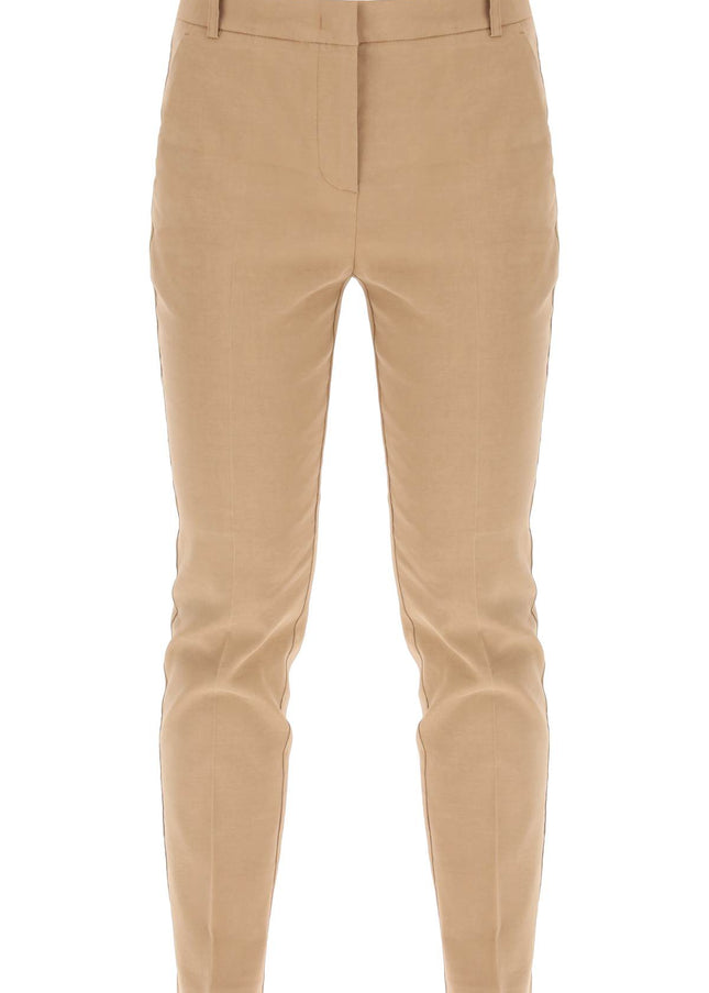 Pinko Bello Cigarette Pants Brown-Pants-Pinko-Brown-40-Urbanheer