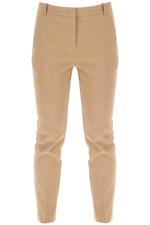 Pinko Bello Cigarette Pants Brown-Pants-Pinko-Brown-40-Urbanheer