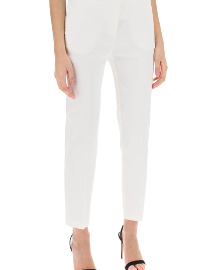 Pinko Bello Cigarette Pants White-Pants-Pinko-Urbanheer