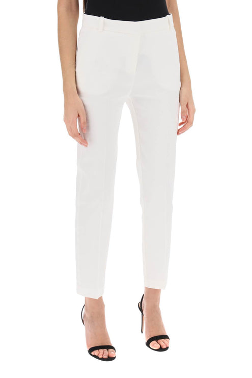 Pinko Bello Cigarette Pants White-Pants-Pinko-Urbanheer