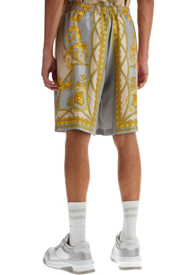 Versace silk bermuda shorts 'cup of