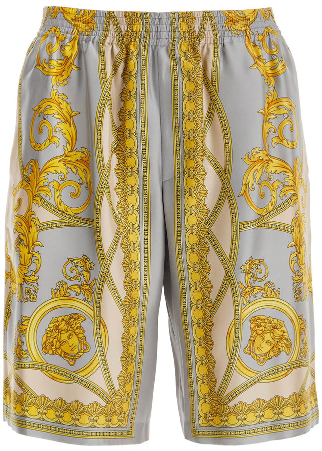 Versace silk bermuda shorts 'cup of