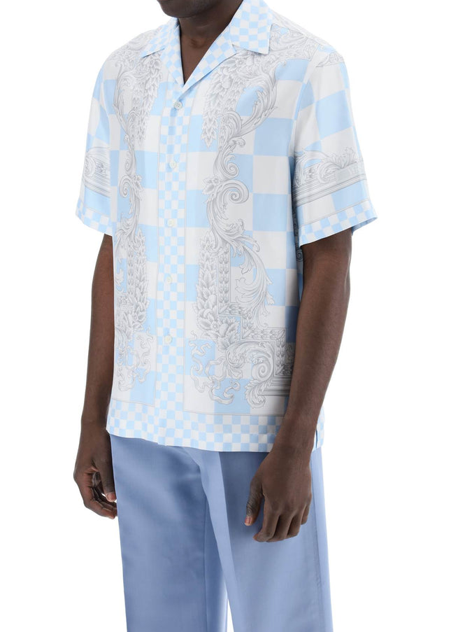 Versace printed silk bowling shirt in eight Men Mixed colours-shirt-Versace-48-Urbanheer